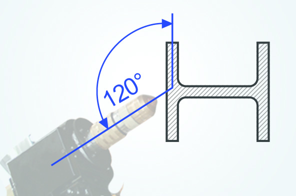 Rotator with a tilt up to 120°
